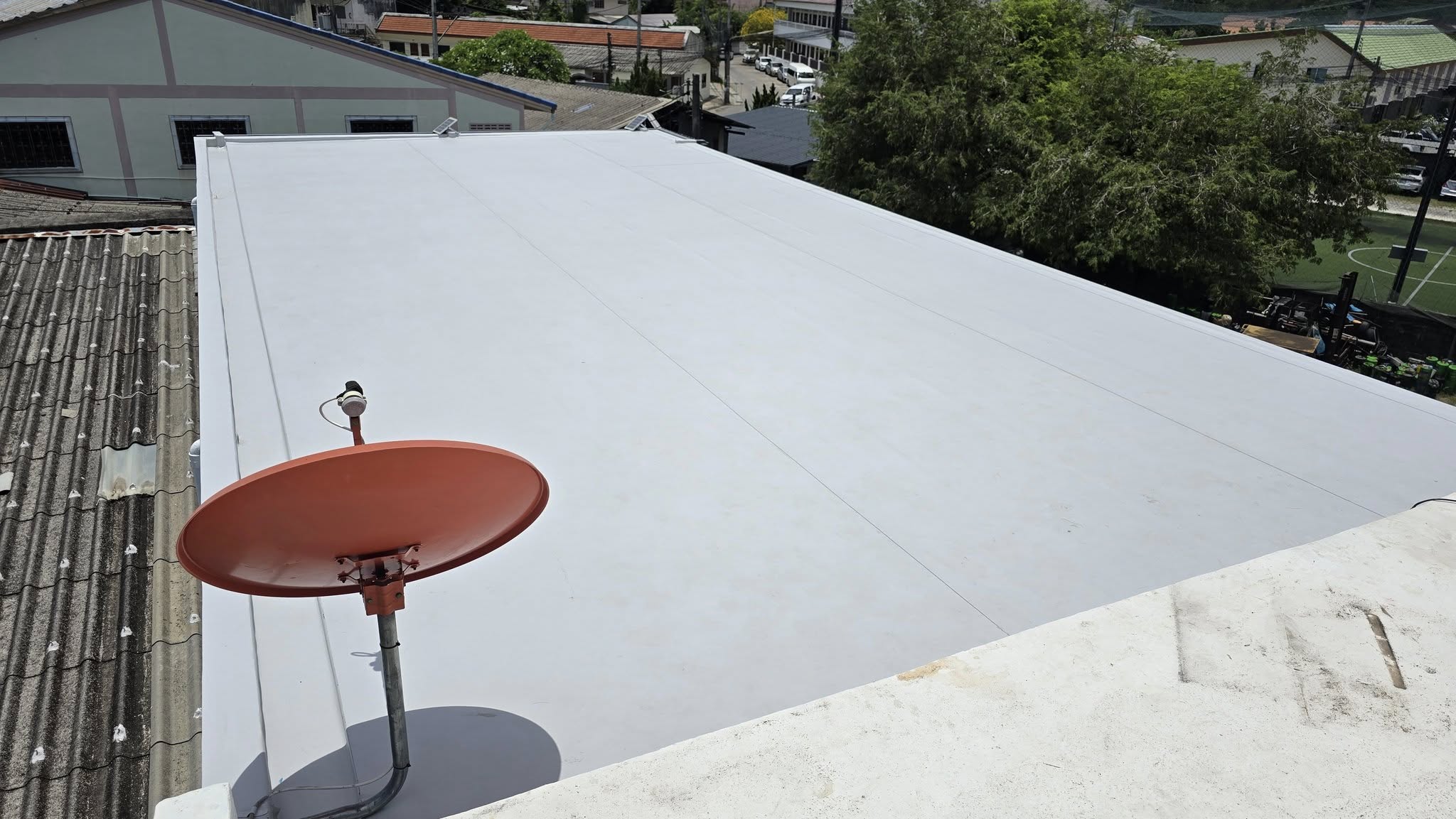 ขั้นตอนการติดตั้งแผ่น XPS Foam เอทีโฟม บนพื้นดาดฟ้าคอนกรีต