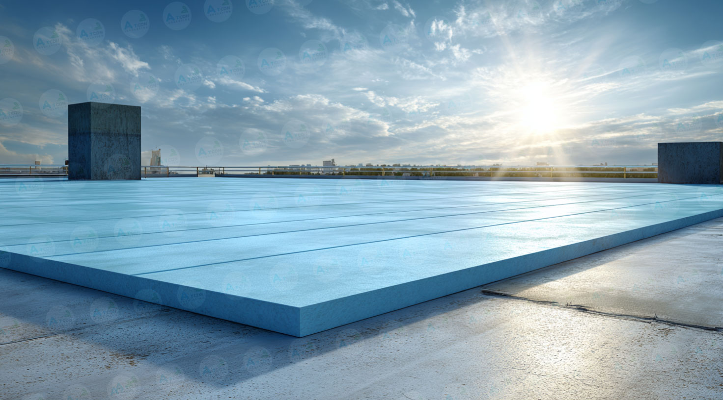 แผ่นฉนวนกันความร้อน XPS Foam เอทีโฟม (AT Foam) สำหรับงานดาดฟ้า