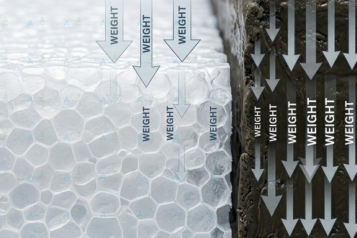 คุณสมบัติไม่อมน้ำ (High Water Repellency) ของ Geo-Foam เพื่อความคงทนระยะยาว